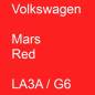 Preview: Volkswagen, Mars Red, LA3A / G6.